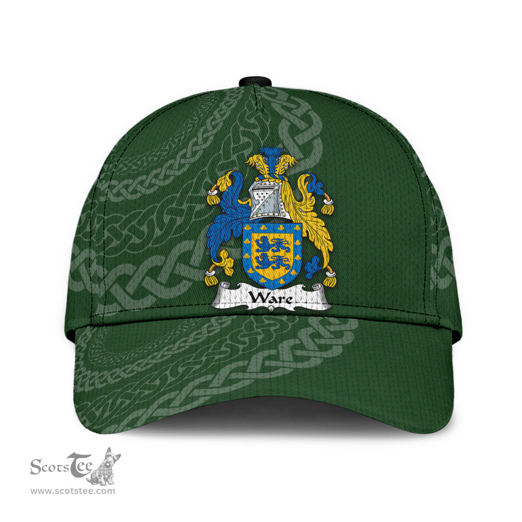 Irish Ware Coat Of Arms - Irish Family Crest St Patrick's Day Irish Cap