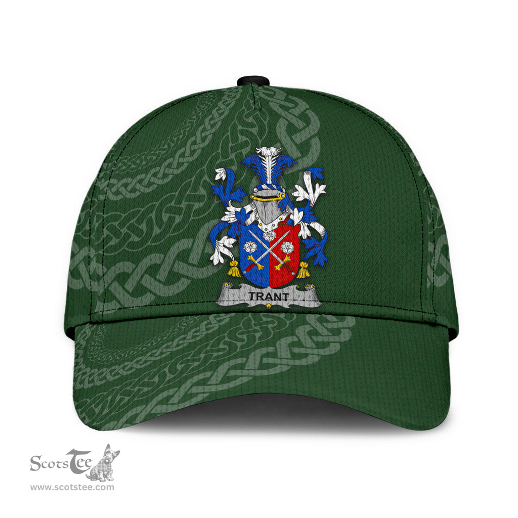 Irish Trant Coat Of Arms - Irish Family Crest St Patrick's Day Irish Cap