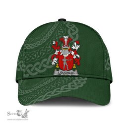 Irish Loughlin Coat Of Arms - Irish Family Crest St Patrick's Day Irish Cap