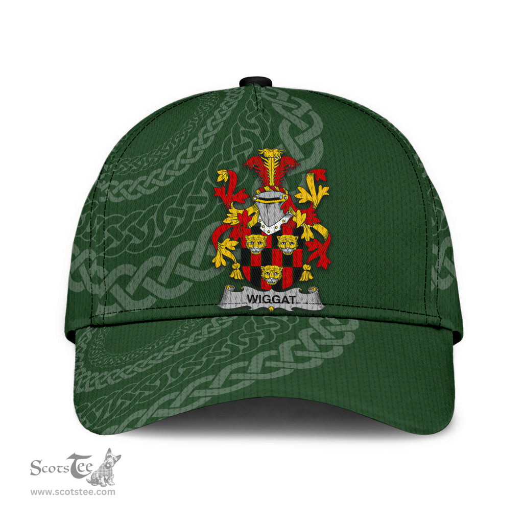 Irish Wiggat Coat Of Arms - Irish Family Crest St Patrick's Day Irish Cap