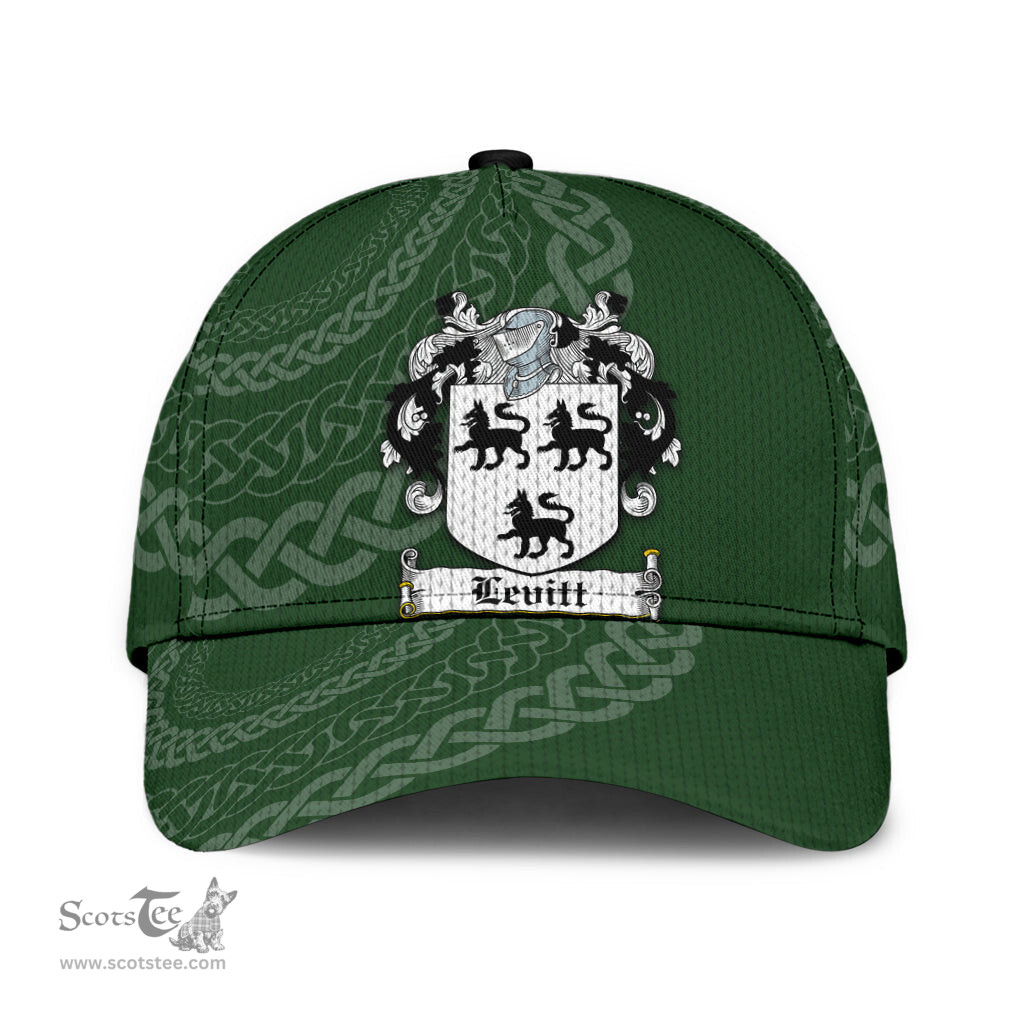 Irish Levitt Coat Of Arms - Irish Family Crest St Patrick's Day Irish Cap
