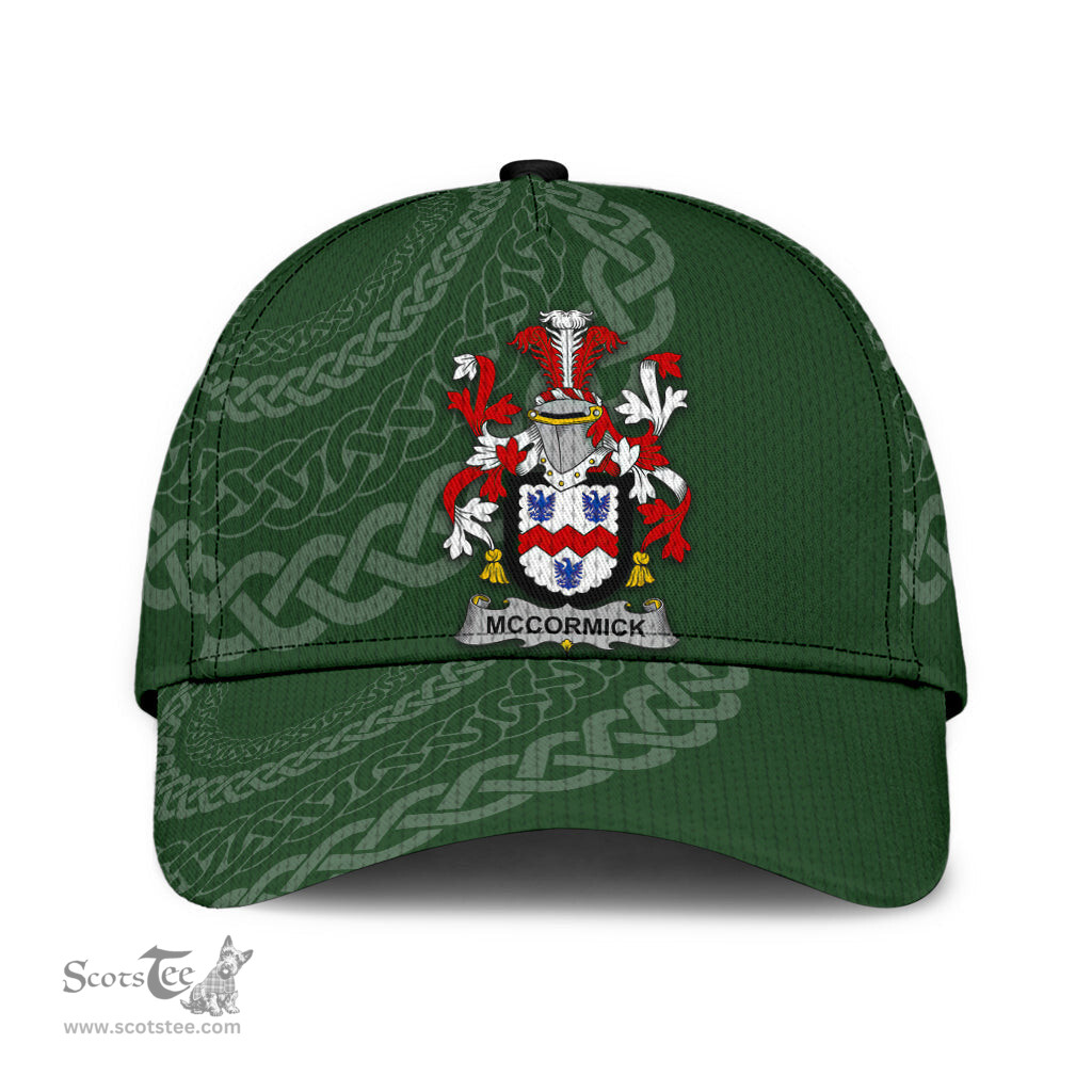 Irish Mccormick Coat Of Arms - Irish Family Crest St Patrick's Day Irish Cap