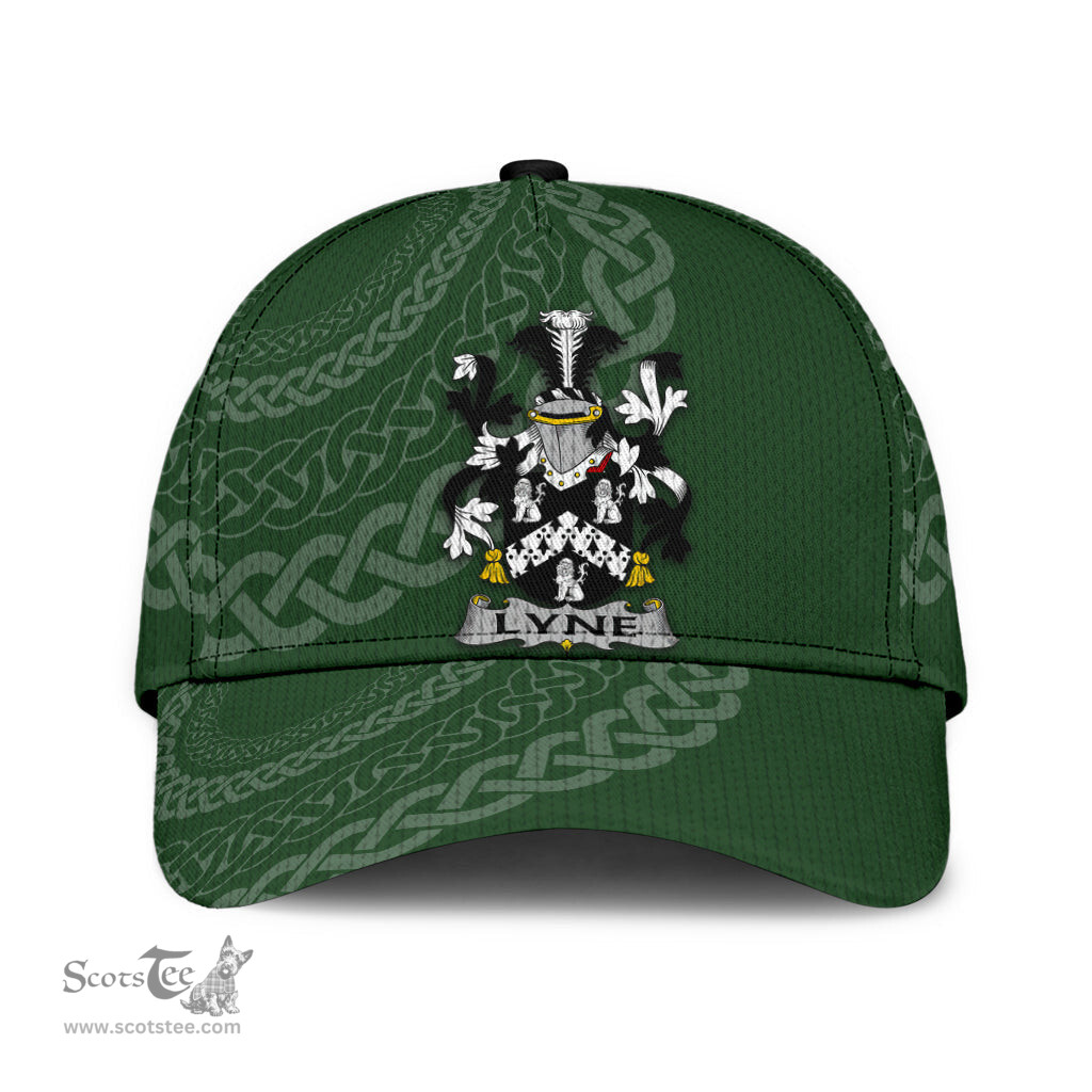 Irish Lyne Coat Of Arms - Irish Family Crest St Patrick's Day Irish Cap