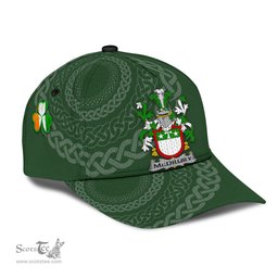 Irish Mcdrury Coat Of Arms - Irish Family Crest St Patrick's Day Irish Cap