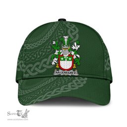 Irish Mcdrury Coat Of Arms - Irish Family Crest St Patrick's Day Irish Cap