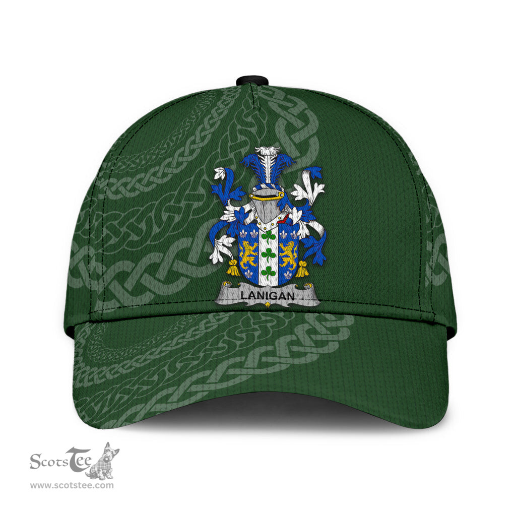 Irish Lanigan Coat Of Arms - Irish Family Crest St Patrick's Day Irish Cap