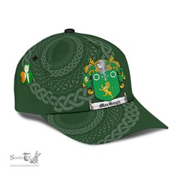 Irish Machugh Coat Of Arms - Irish Family Crest St Patrick's Day Irish Cap