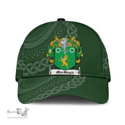 Irish Machugh Coat Of Arms - Irish Family Crest St Patrick's Day Irish Cap