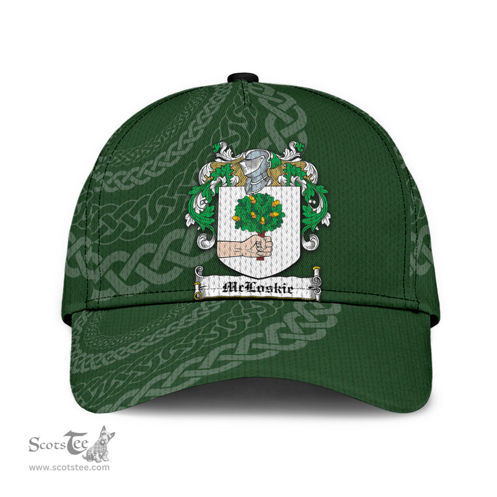 Irish Mcloskie Coat Of Arms - Irish Family Crest St Patrick's Day Irish Cap