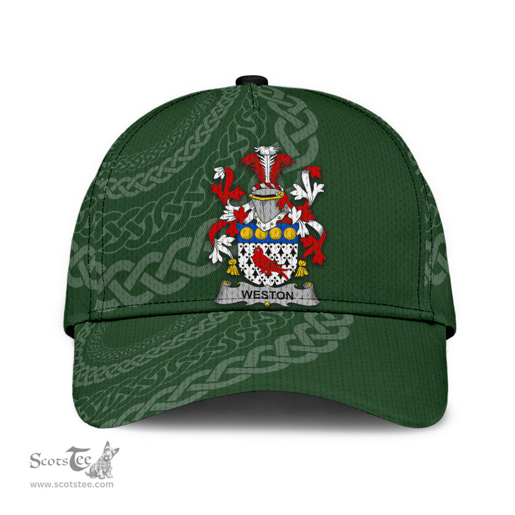 Irish Weston Coat Of Arms - Irish Family Crest St Patrick's Day Irish Cap