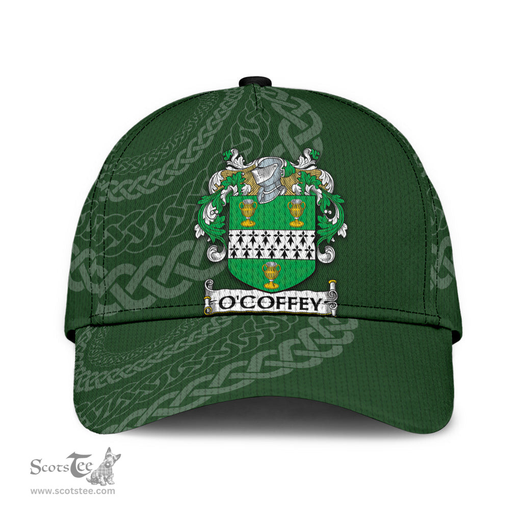 Irish Ocoffey Coat Of Arms - Irish Family Crest St Patrick's Day Irish Cap