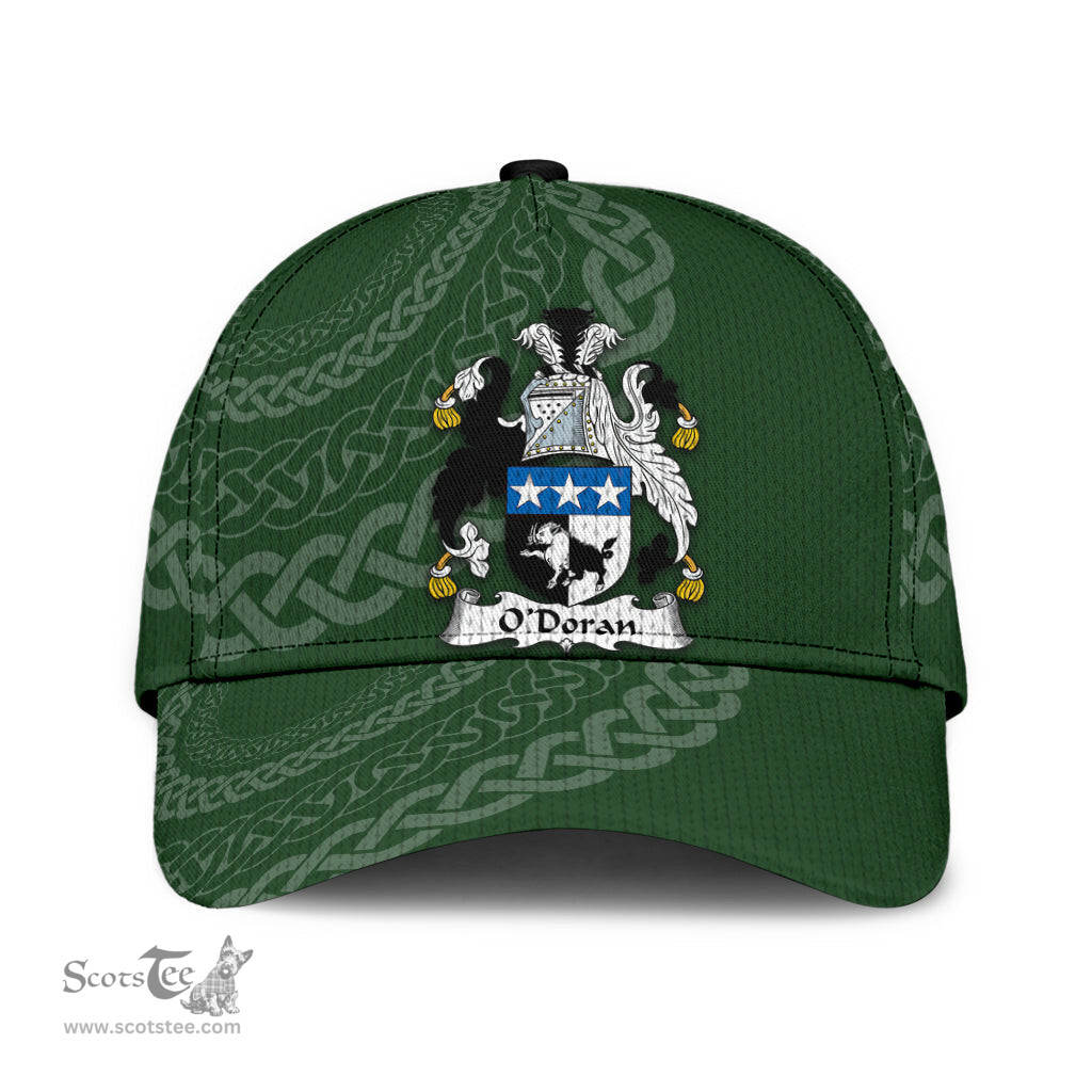 Irish Odoran Coat Of Arms - Irish Family Crest St Patrick's Day Irish Cap