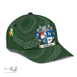 Irish Ohagan Coat Of Arms - Irish Family Crest St Patrick's Day Irish Cap