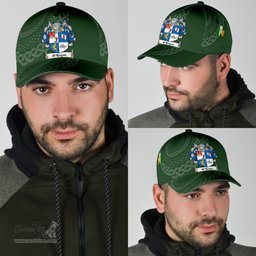 Irish Ohagan Coat Of Arms - Irish Family Crest St Patrick's Day Irish Cap