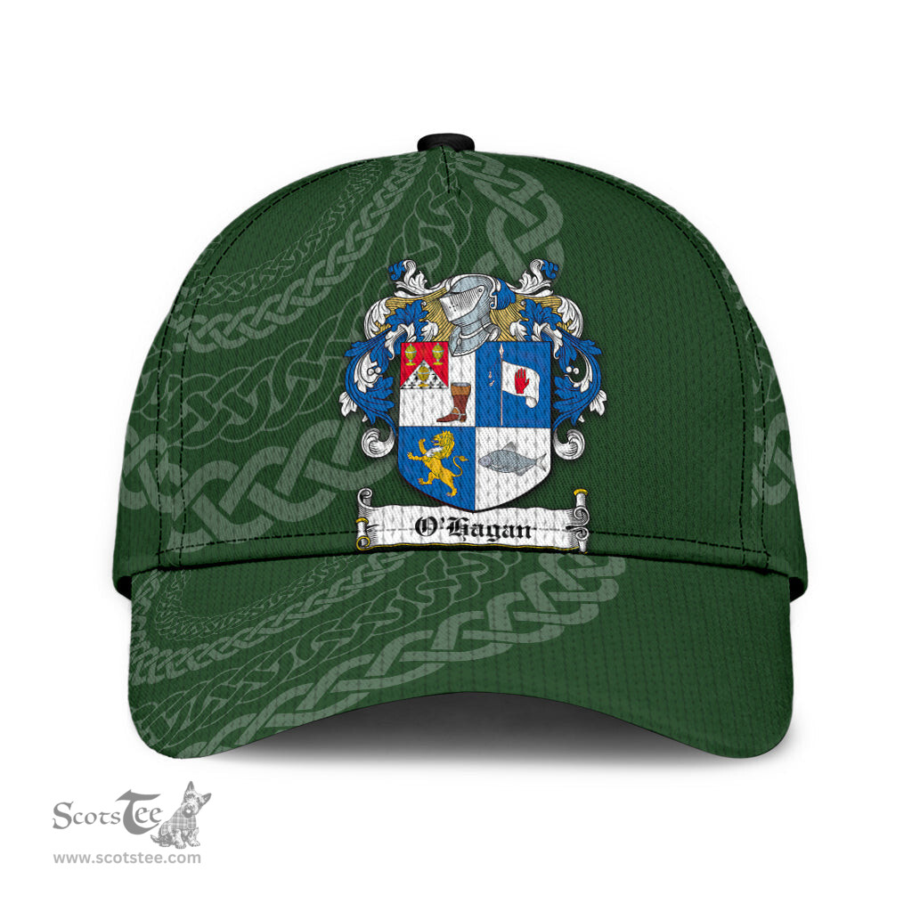 Irish Ohagan Coat Of Arms - Irish Family Crest St Patrick's Day Irish Cap