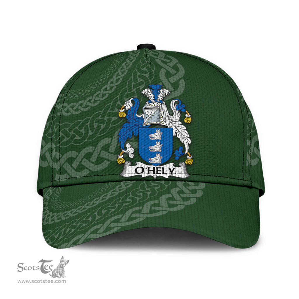 Irish Ohely Coat Of Arms - Irish Family Crest St Patrick's Day Irish Cap