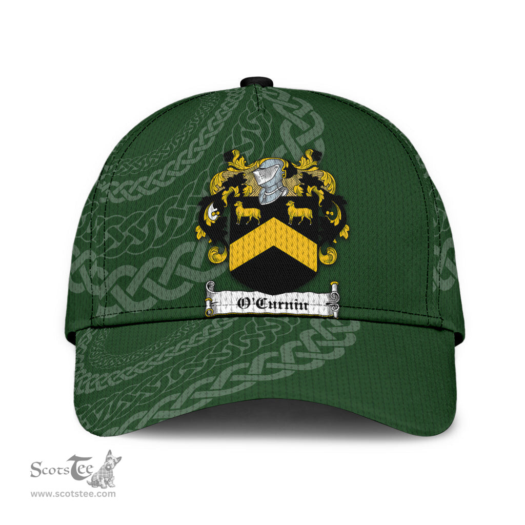 Irish Ocurnin Coat Of Arms - Irish Family Crest St Patrick's Day Irish Cap
