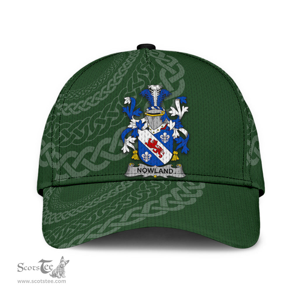 Irish Nowland Coat Of Arms - Irish Family Crest St Patrick's Day Irish Cap