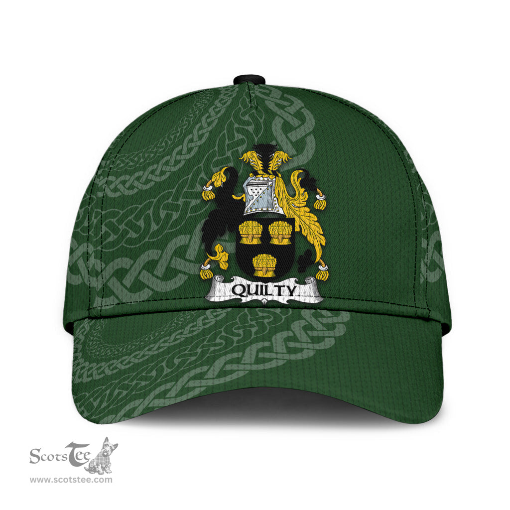 Irish Quilty Coat Of Arms - Irish Family Crest St Patrick's Day Irish Cap