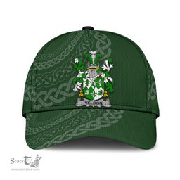 Irish Veldon Coat Of Arms - Irish Family Crest St Patrick's Day Irish Cap