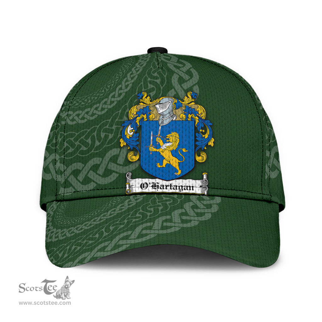 Irish Ohartagan Coat Of Arms - Irish Family Crest St Patrick's Day Irish Cap