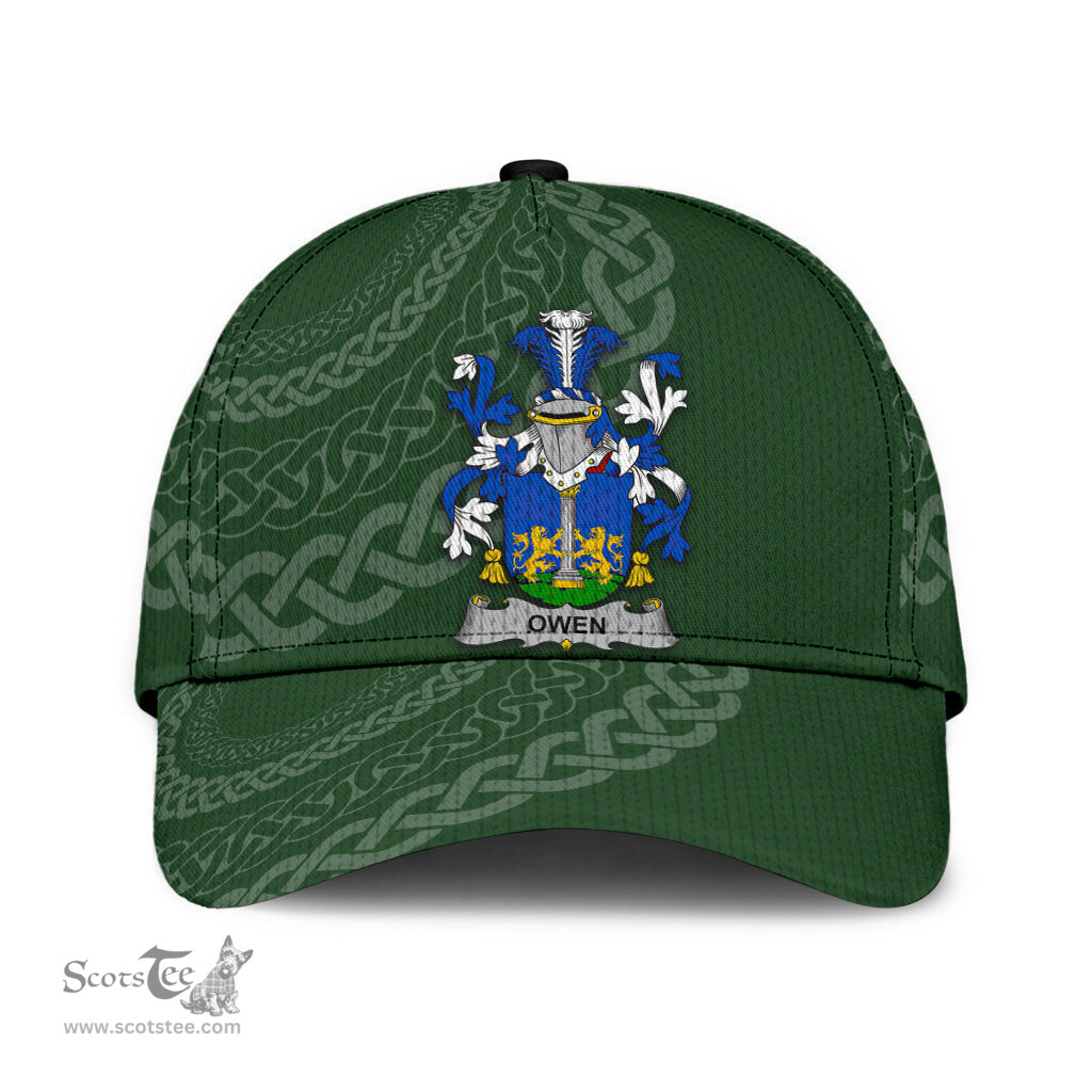 Irish Owen Coat Of Arms - Irish Family Crest St Patrick's Day Irish Cap