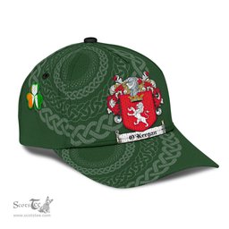 Irish Okeegan Coat Of Arms - Irish Family Crest St Patrick's Day Irish Cap