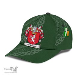 Irish Okeegan Coat Of Arms - Irish Family Crest St Patrick's Day Irish Cap