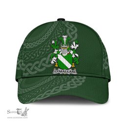 Irish Omallan Coat Of Arms - Irish Family Crest St Patrick's Day Irish Cap