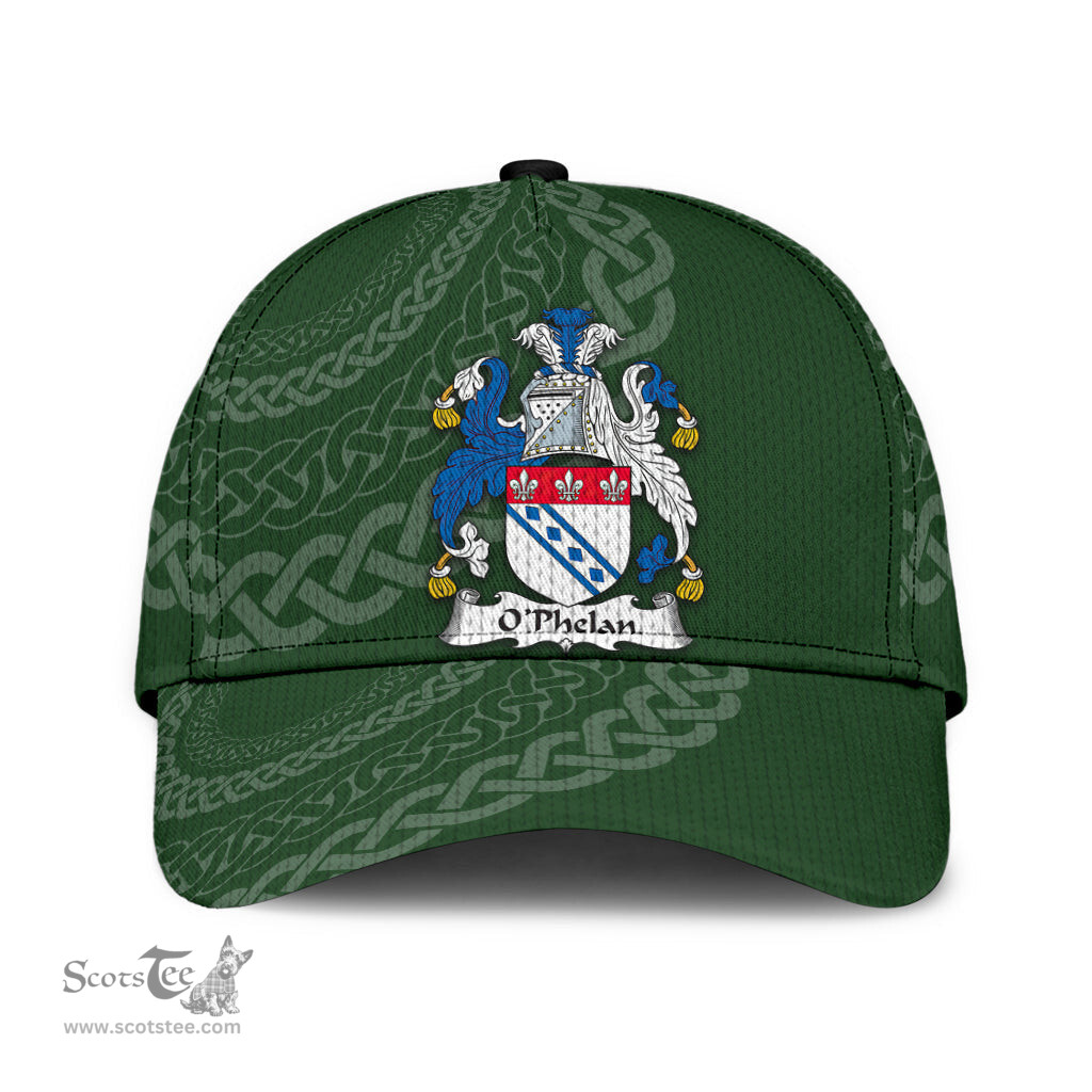 Irish Ophelan Coat Of Arms - Irish Family Crest St Patrick's Day Irish Cap