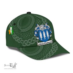 Irish Macgahan Coat Of Arms - Irish Family Crest St Patrick's Day Irish Cap