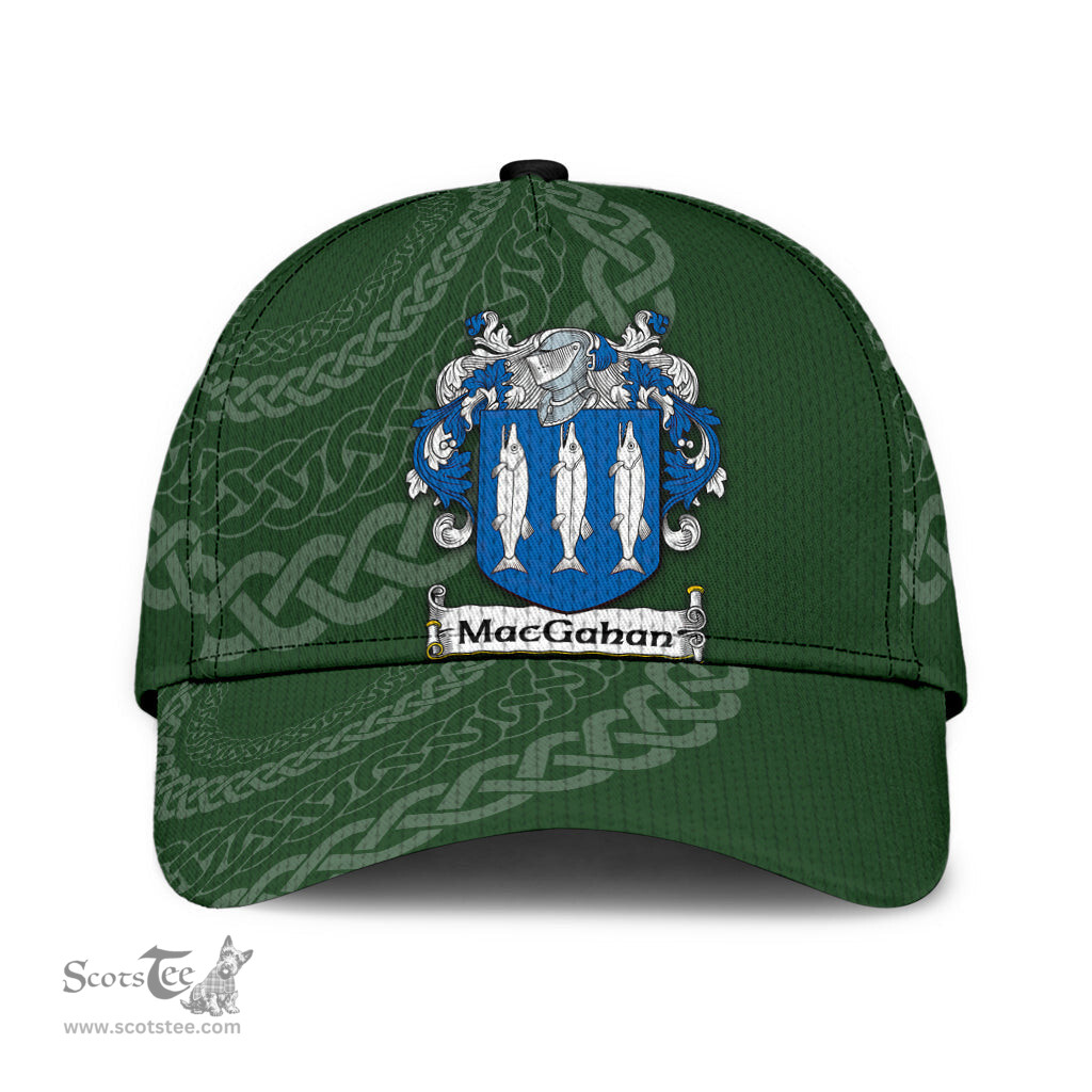 Irish Macgahan Coat Of Arms - Irish Family Crest St Patrick's Day Irish Cap