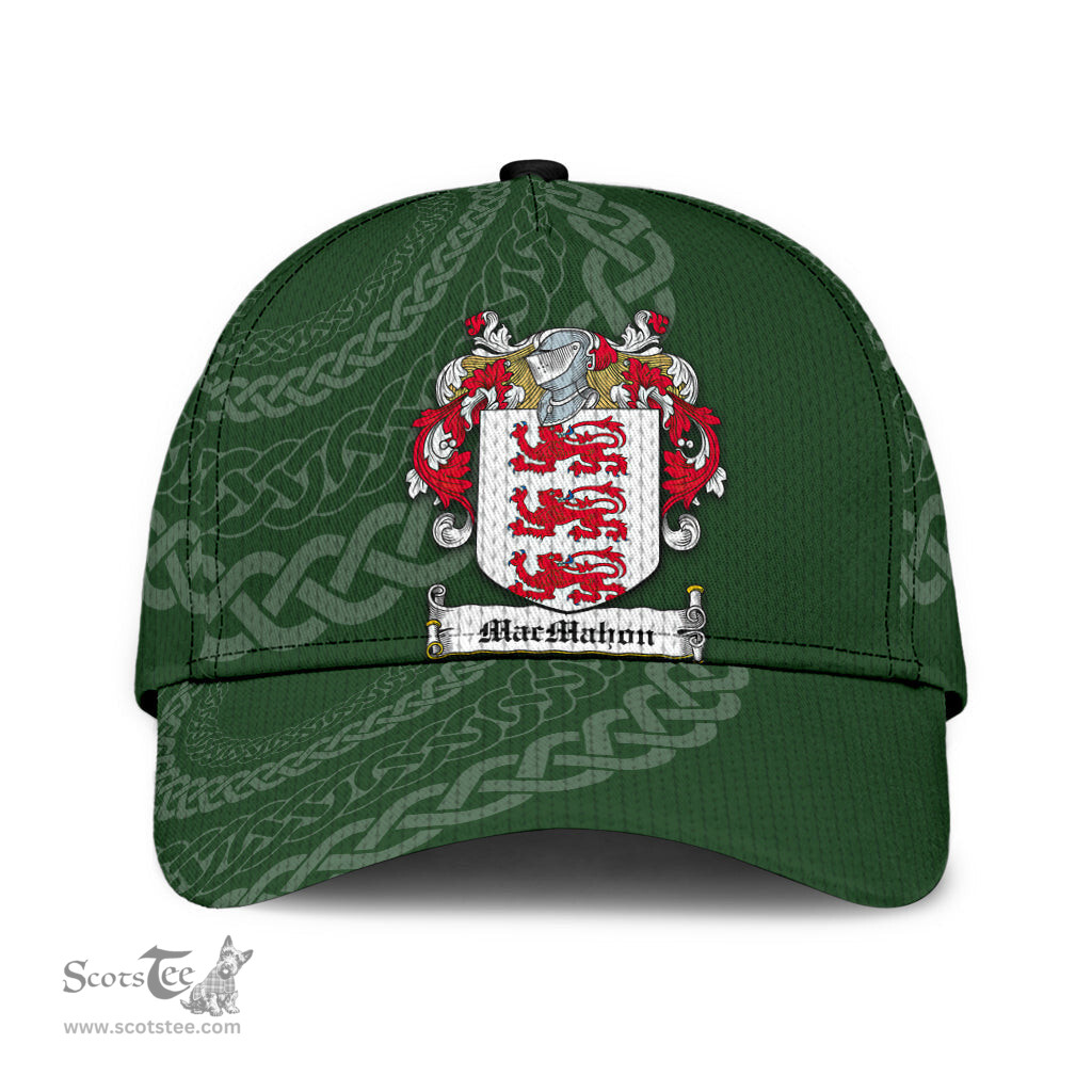 Irish Macmahon Coat Of Arms - Irish Family Crest St Patrick's Day Irish Cap