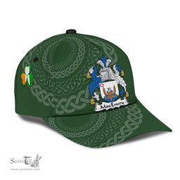 Irish Macenery Coat Of Arms - Irish Family Crest St Patrick's Day Irish Cap