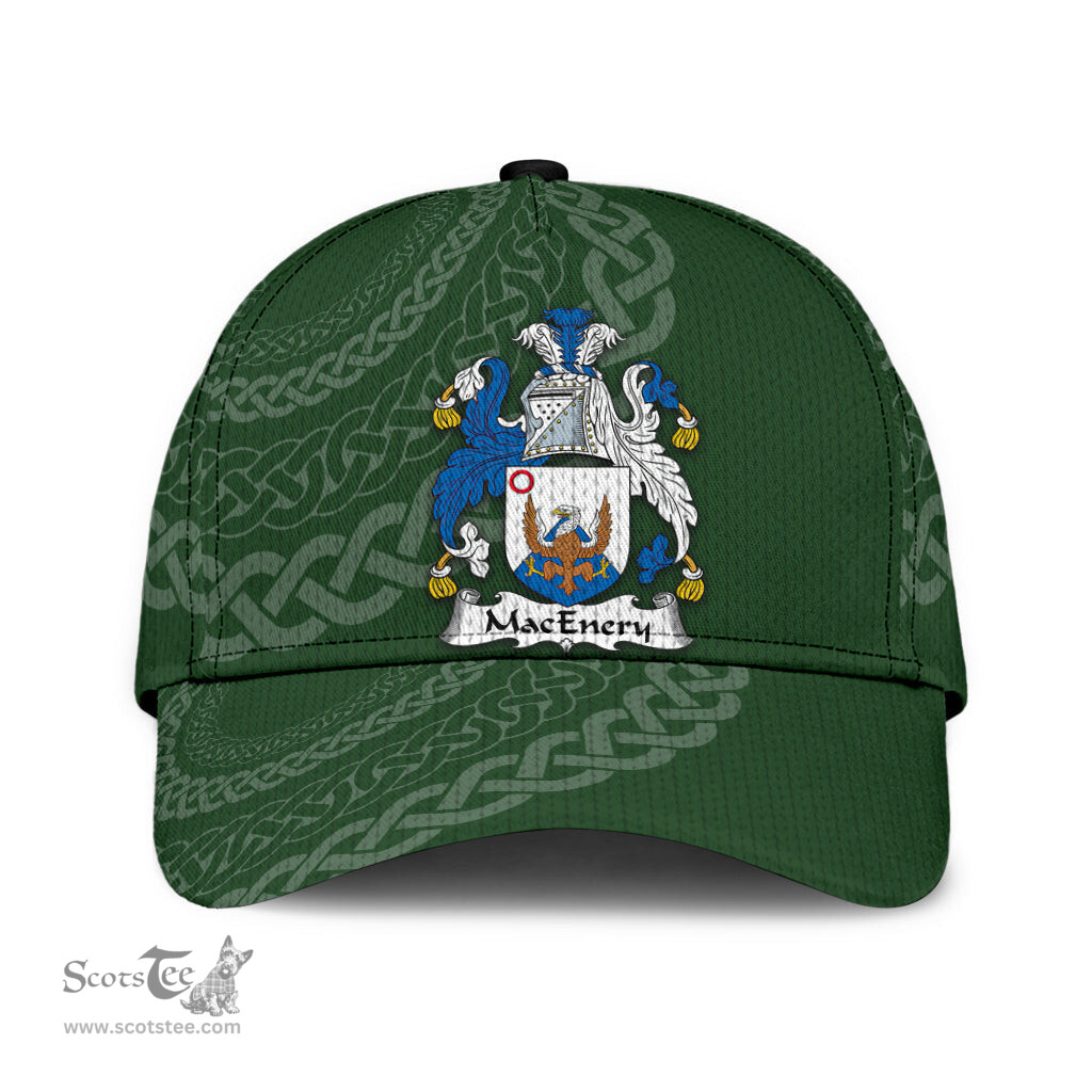 Irish Macenery Coat Of Arms - Irish Family Crest St Patrick's Day Irish Cap