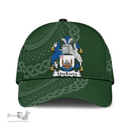 Irish Macenery Coat Of Arms - Irish Family Crest St Patrick's Day Irish Cap