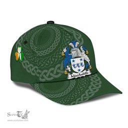 Irish Macauliffe Coat Of Arms - Irish Family Crest St Patrick's Day Irish Cap