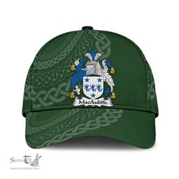 Irish Macauliffe Coat Of Arms - Irish Family Crest St Patrick's Day Irish Cap