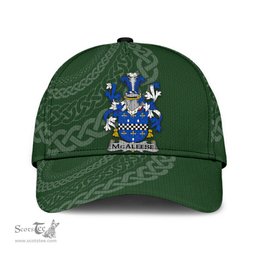 Irish Mcaleese Coat Of Arms - Irish Family Crest St Patrick's Day Irish Cap
