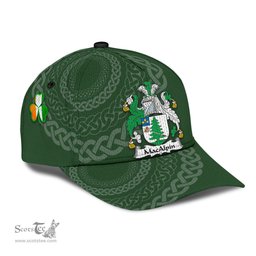 Irish Macalpin Coat Of Arms - Irish Family Crest St Patrick's Day Irish Cap