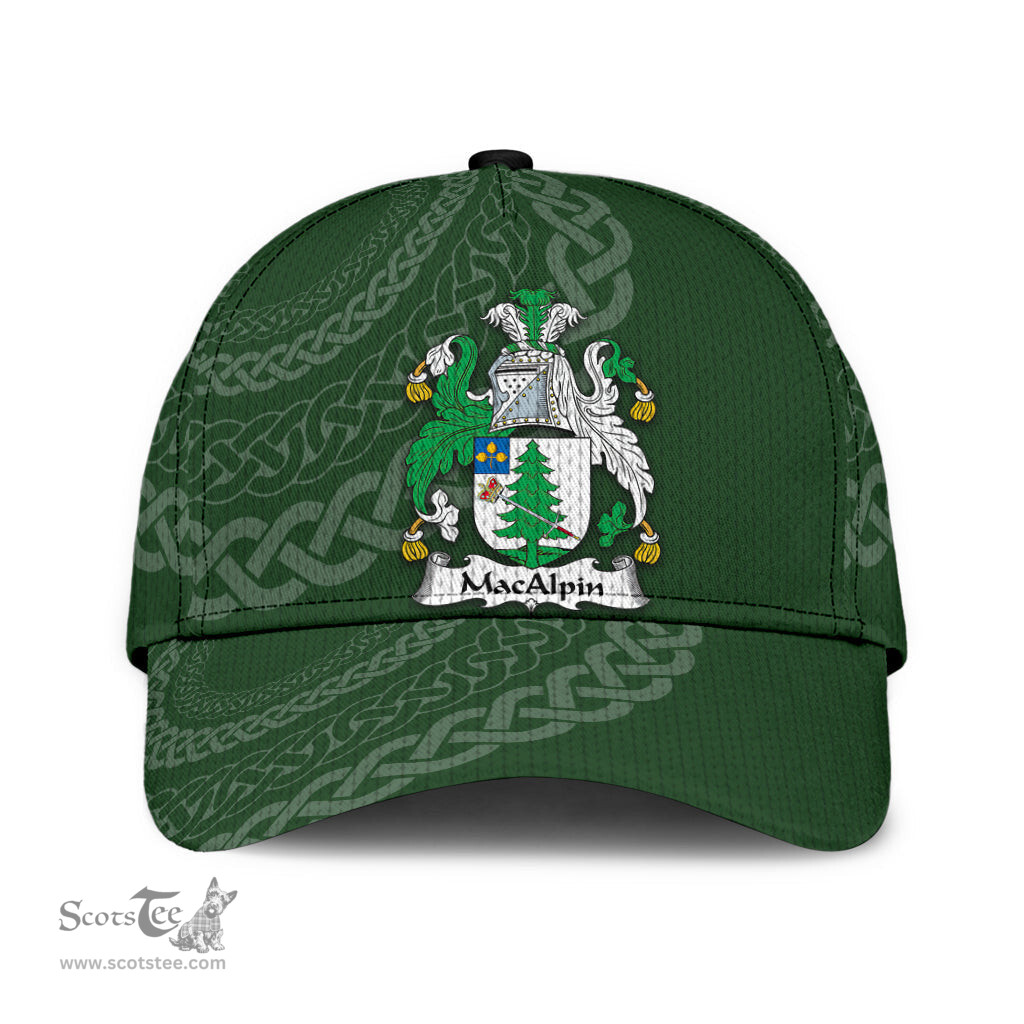 Irish Macalpin Coat Of Arms - Irish Family Crest St Patrick's Day Irish Cap