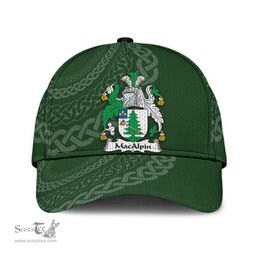 Irish Macalpin Coat Of Arms - Irish Family Crest St Patrick's Day Irish Cap