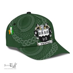 Irish Yeates Coat Of Arms - Irish Family Crest St Patrick's Day Irish Cap