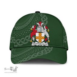Irish Netterville Coat Of Arms - Irish Family Crest St Patrick's Day Irish Cap