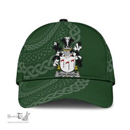 Irish Mcalindon Coat Of Arms - Irish Family Crest St Patrick's Day Irish Cap
