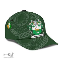 Irish Oconnell Coat Of Arms - Irish Family Crest St Patrick's Day Irish Cap