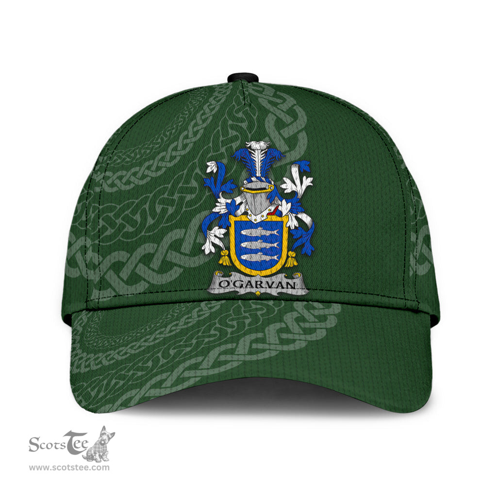 Irish Ogarvan Coat Of Arms - Irish Family Crest St Patrick's Day Irish Cap