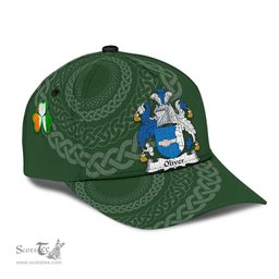 Irish Oliver Coat Of Arms Ulster Irelandarms - Irish Family Crest St Patrick's Day Irish Cap