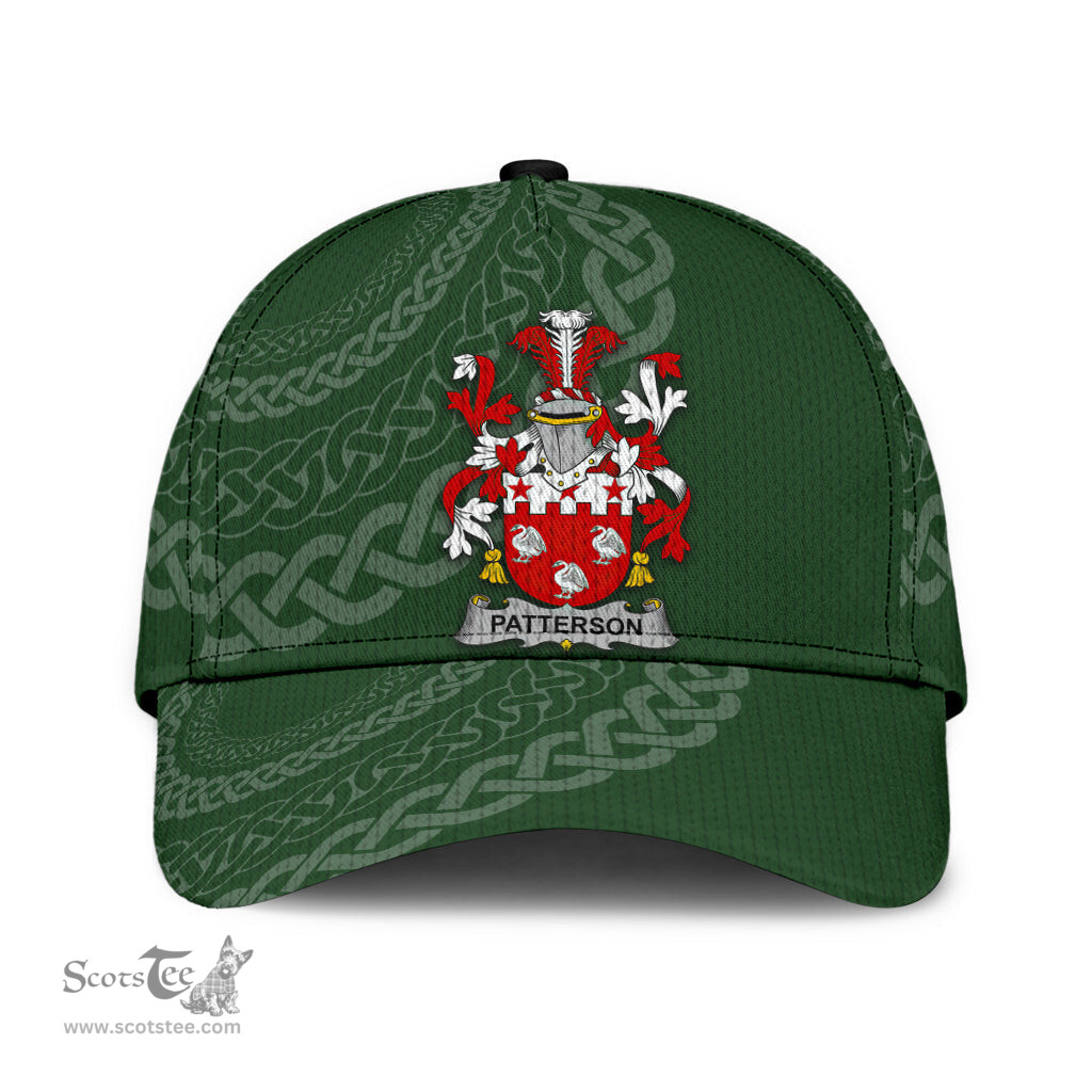 Irish Patterson Coat Of Arms - Irish Family Crest St Patrick's Day Irish Cap
