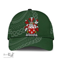 Irish Patterson Coat Of Arms - Irish Family Crest St Patrick's Day Irish Cap